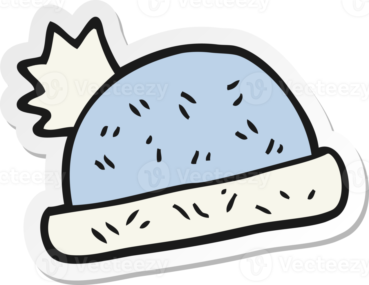 sticker of a cartoon hat png