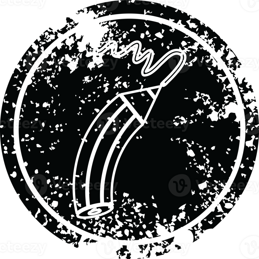 pencil drawing a line circular distressed symbol png