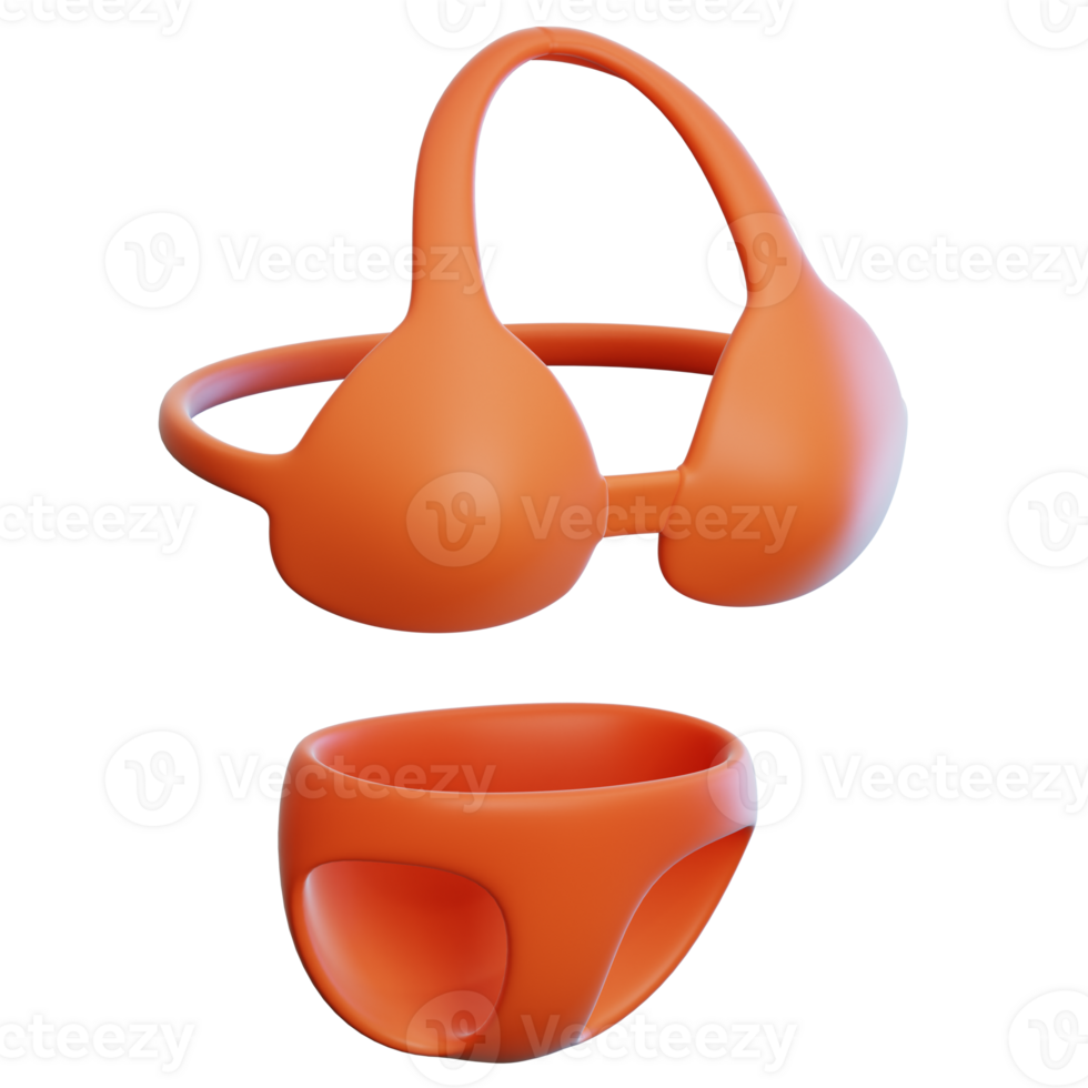 Bikini 3d illustration for web, app, infographic, etc png