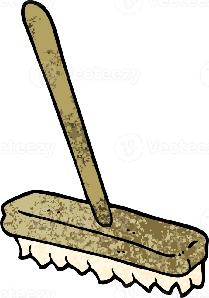 grunge textured illustration cartoon sweeping brush png