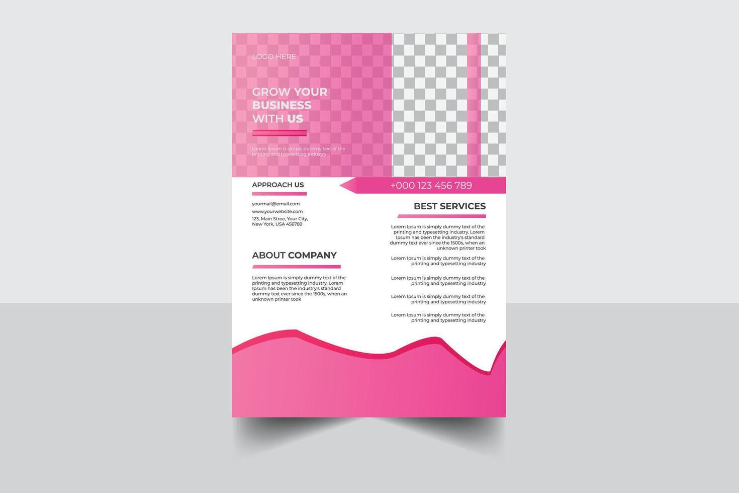 Business Flyer Design vector