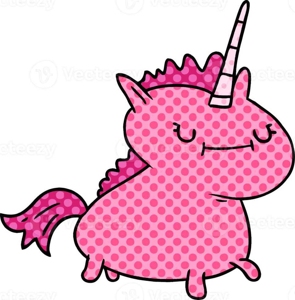 hand drawn cartoon doodle of a magical unicorn png