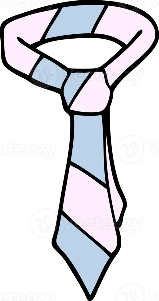 cartoon doodle of a tie png