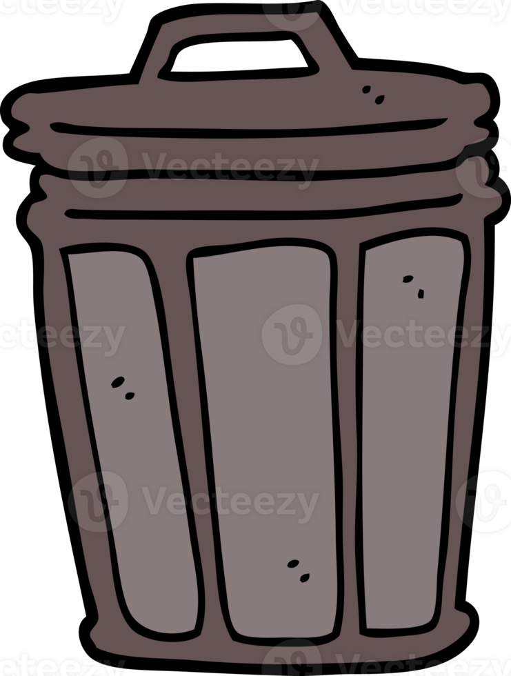 cartoon trash can png