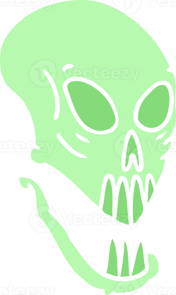 hand drawn cartoon doodle of a skull head png