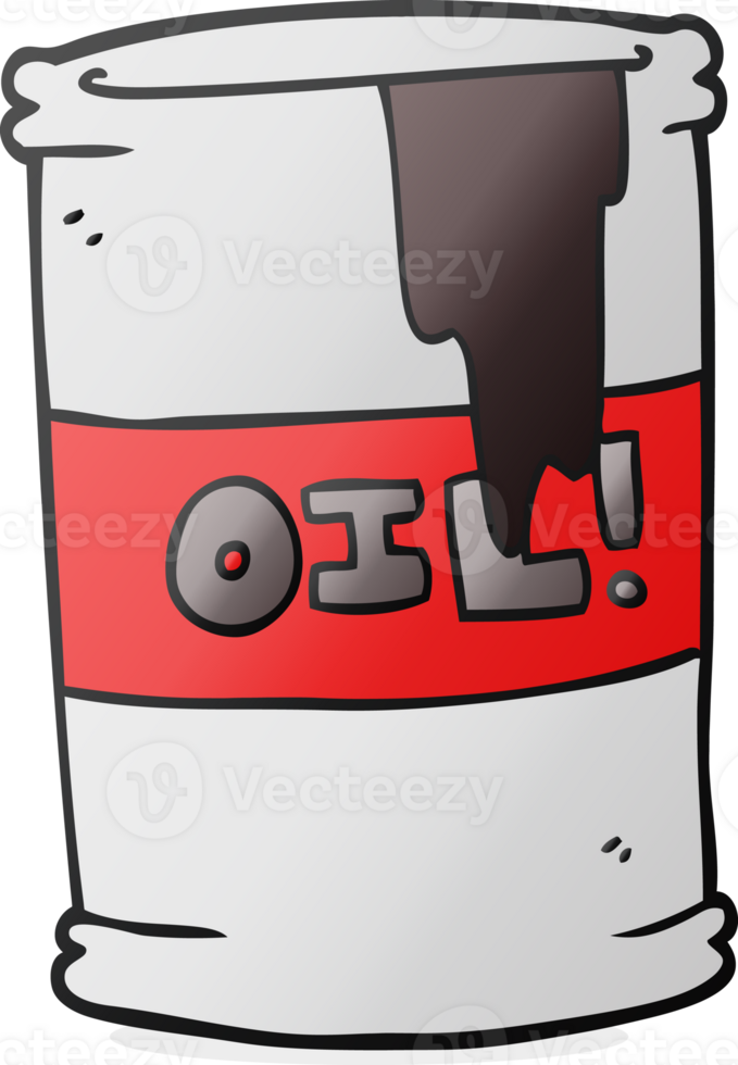 hand drawn cartoon oil drum png