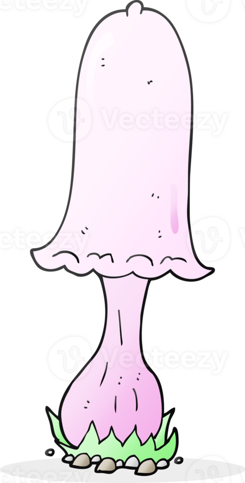 hand drawn cartoon mushroom png