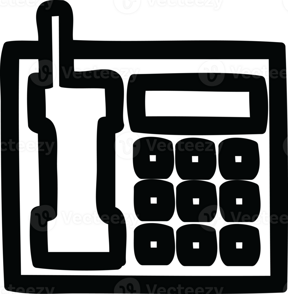 office telephone icon symbol png