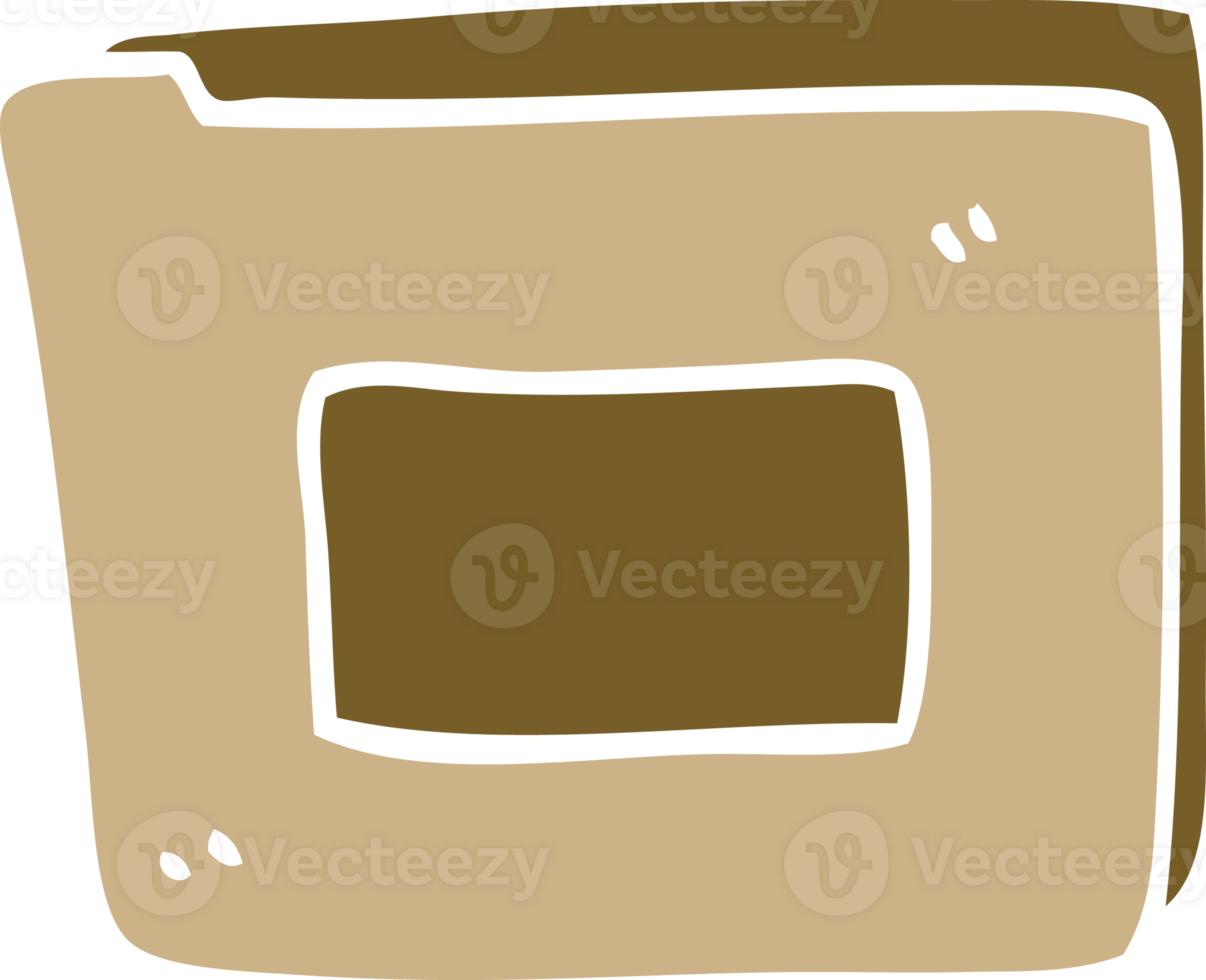 cartoon doodle paper file png