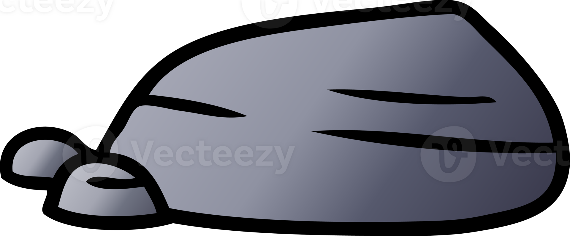 hand drawn gradient cartoon doodle of stone and pebbles png