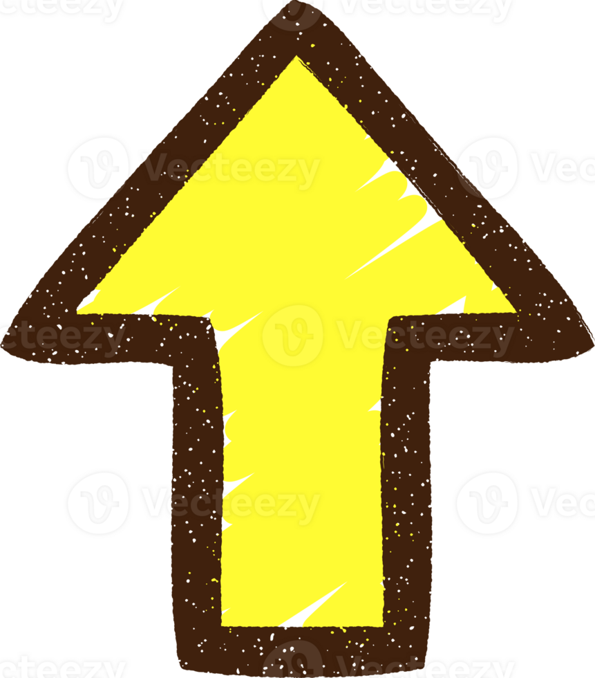 Pointing Arrow Chalk Drawing png