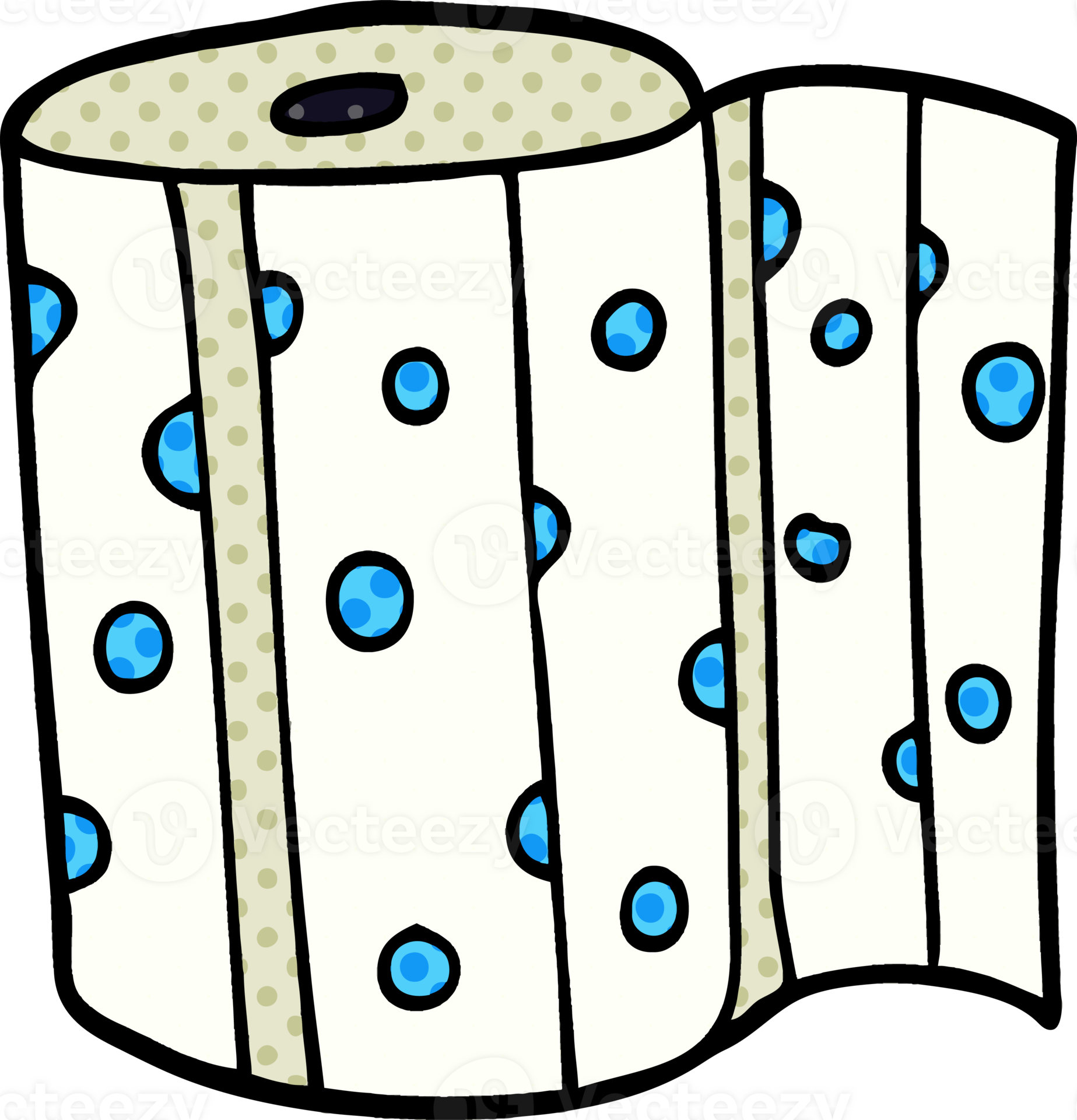 cartoon doodle dotty kitchen roll 45155503 PNG