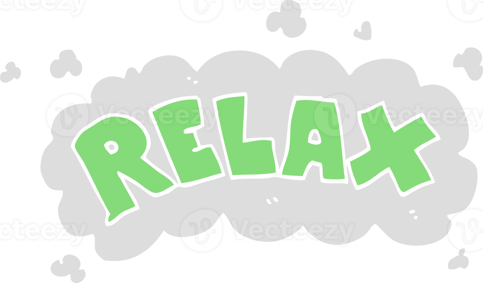 cartoon doodle relax symbol png