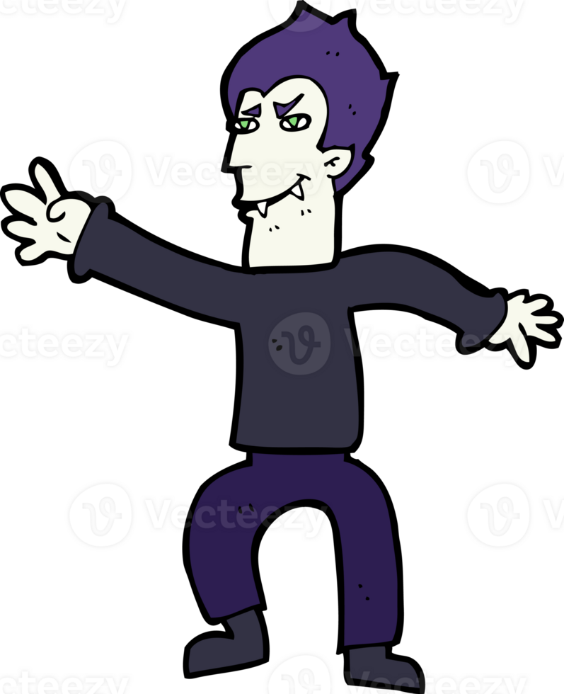 cartoon vampire man png