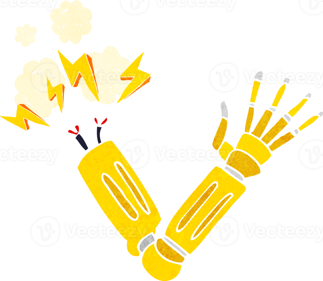 cartoon robot arm png