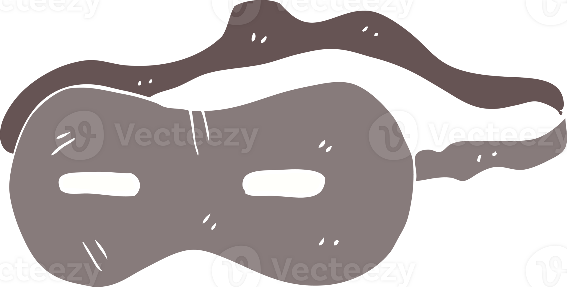 flat color illustration of mask png