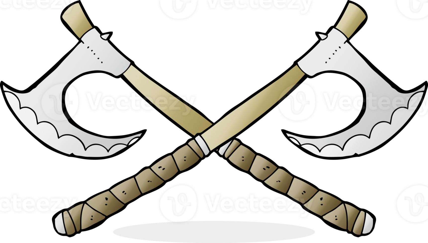 cartoon crossed axes png