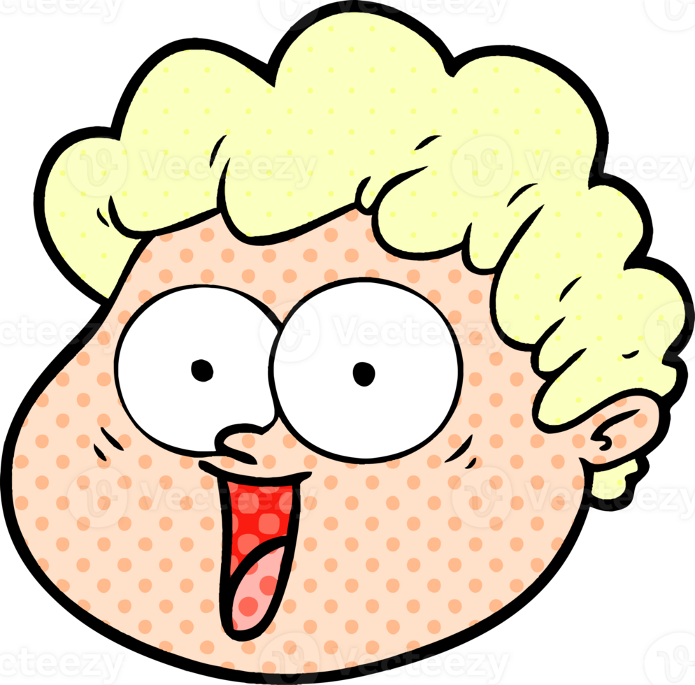 cartoon male face png