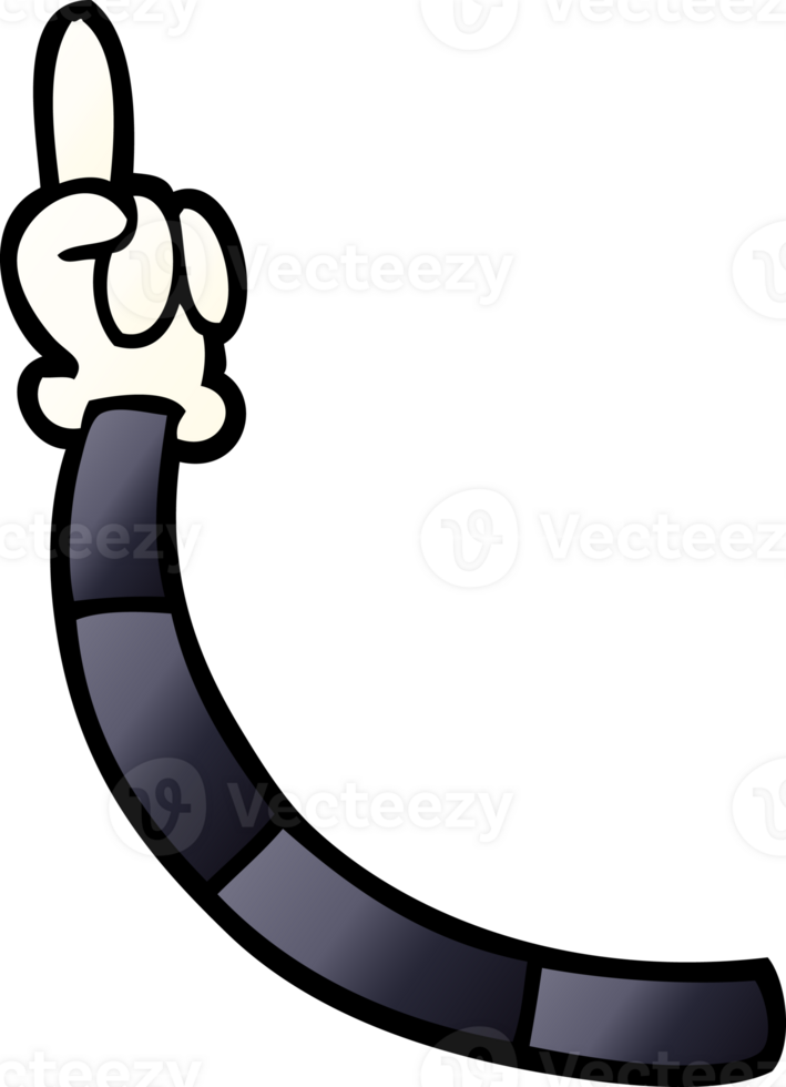 cartoon doodle retro hand gestures png