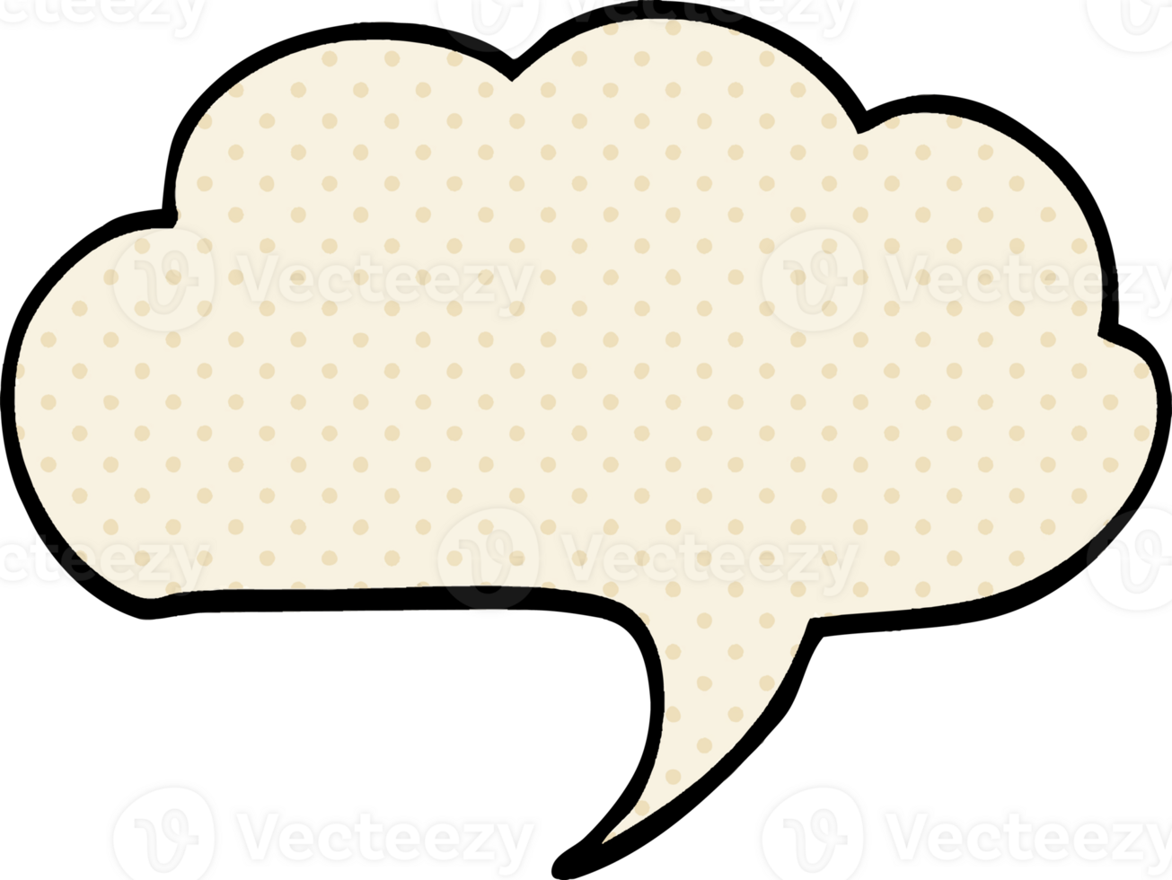 cartoon doodle expression bubble png
