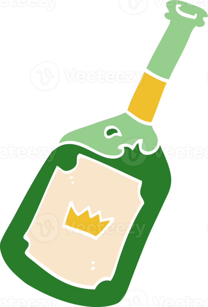 cartoon doodle alcoholic drink png