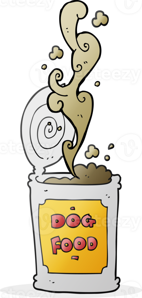 hand drawn cartoon dog food png