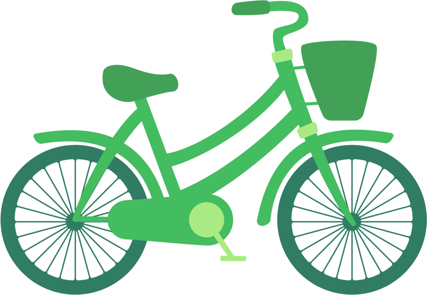 basket bike illustration png