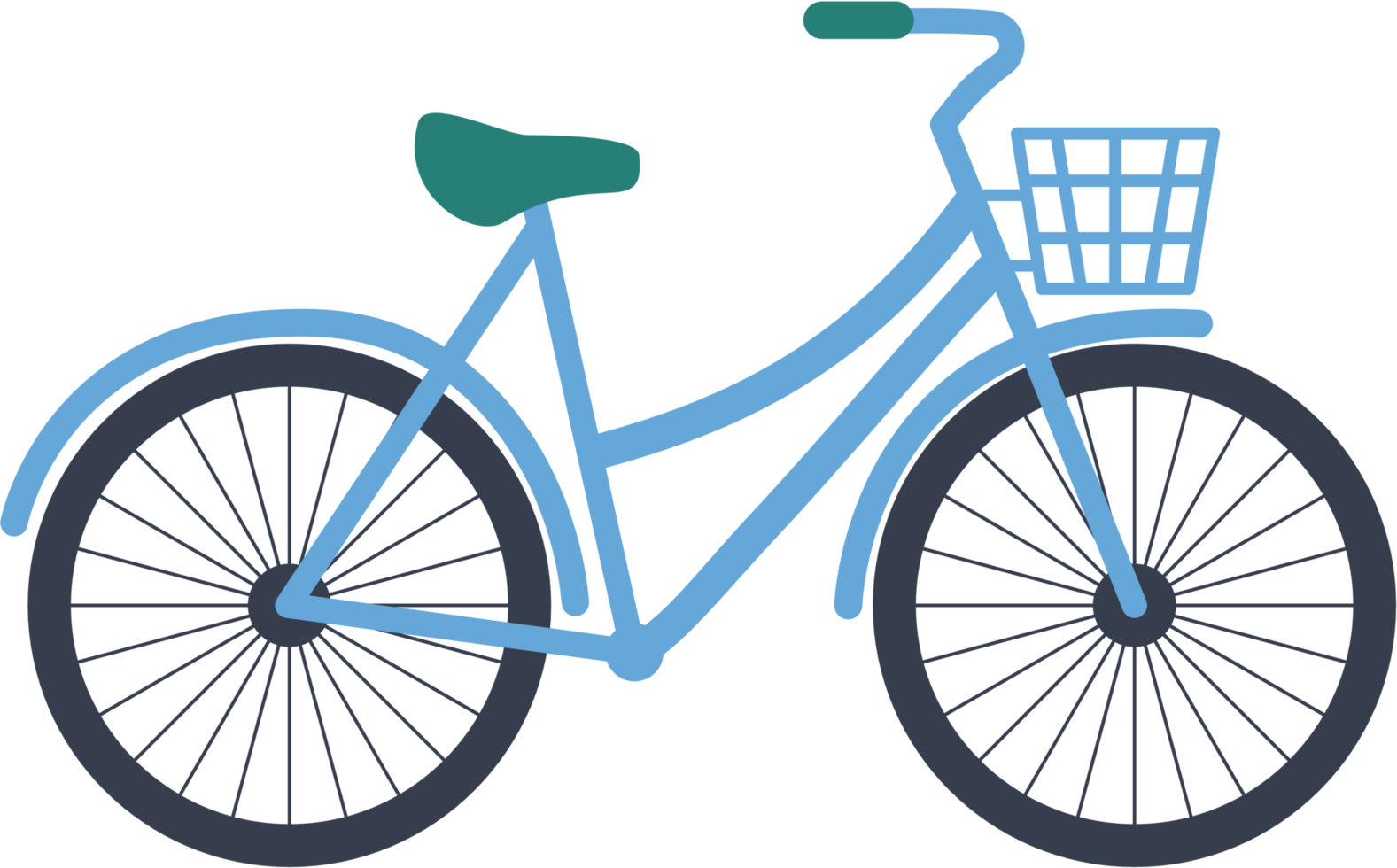 cesta bicicleta ilustração png