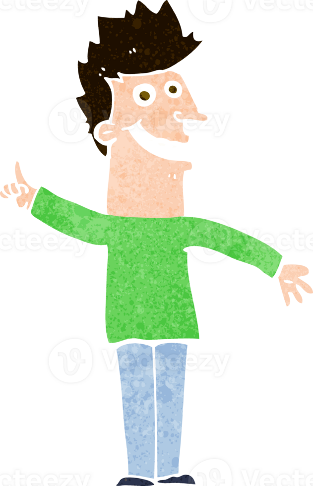 cartoon happy man png