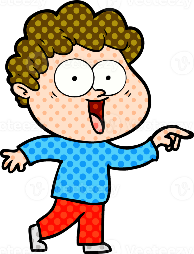 cartoon happy man png