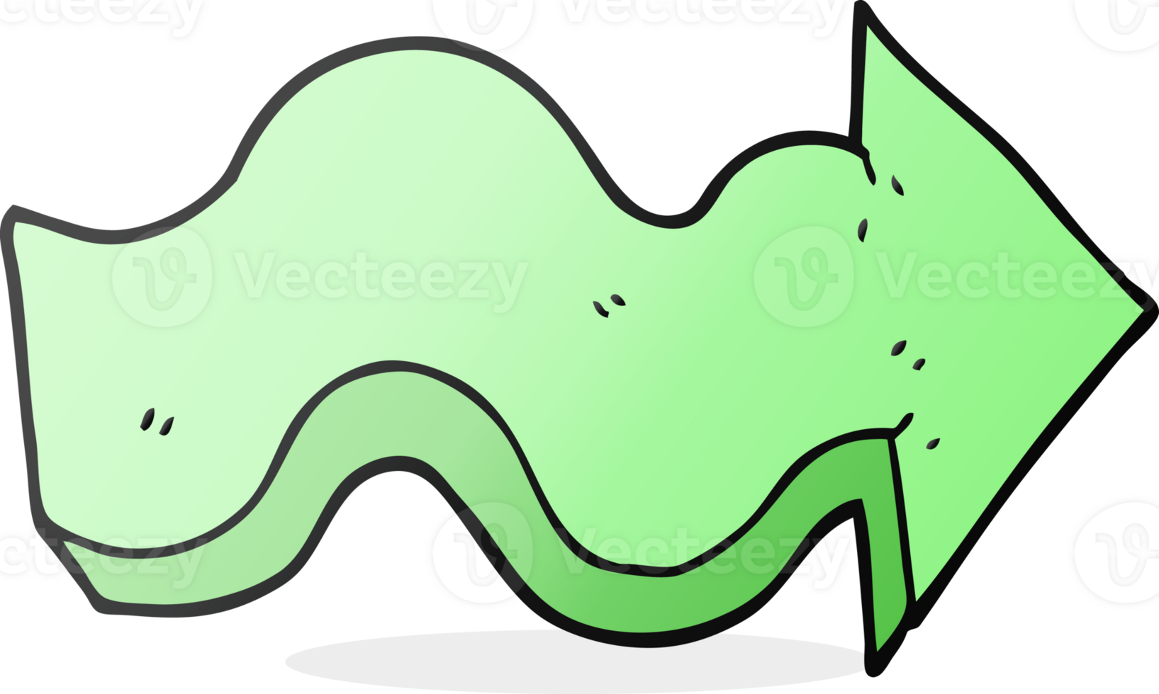 hand drawn cartoon arrow png