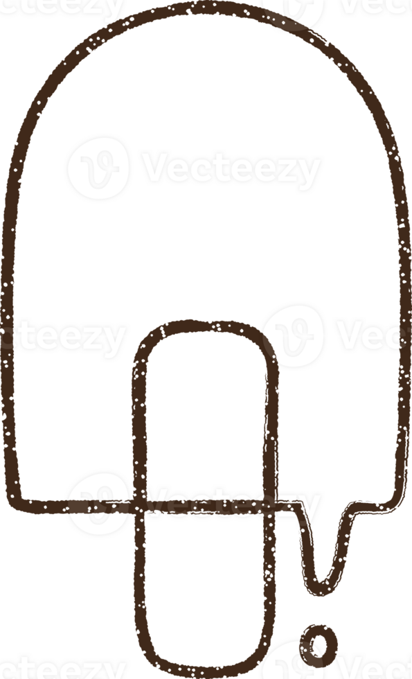 Popsicle Charcoal Drawing png
