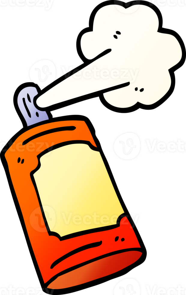 gradient illustration cartoon spray can png