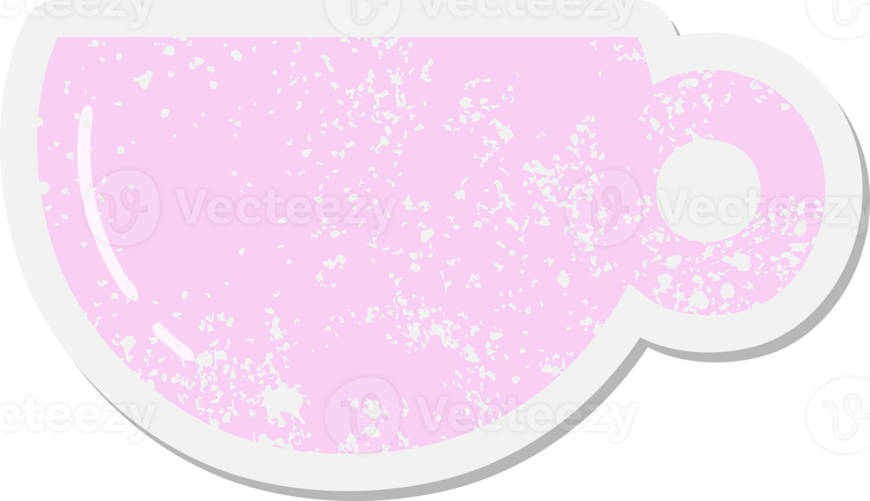 coffee or tea cup grunge sticker png