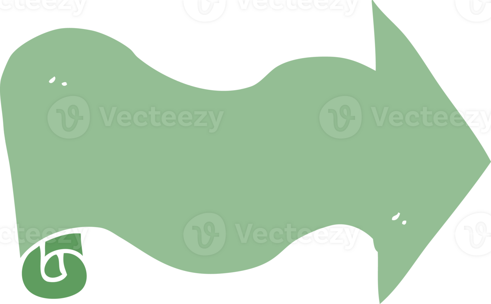 flat color style cartoon arrow png