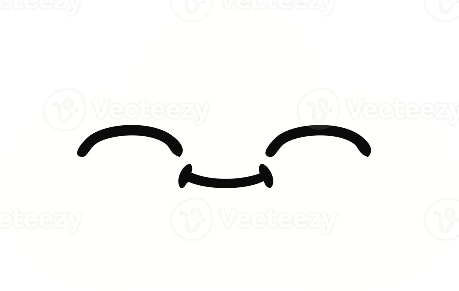 flat color retro cartoon of a white cloud png