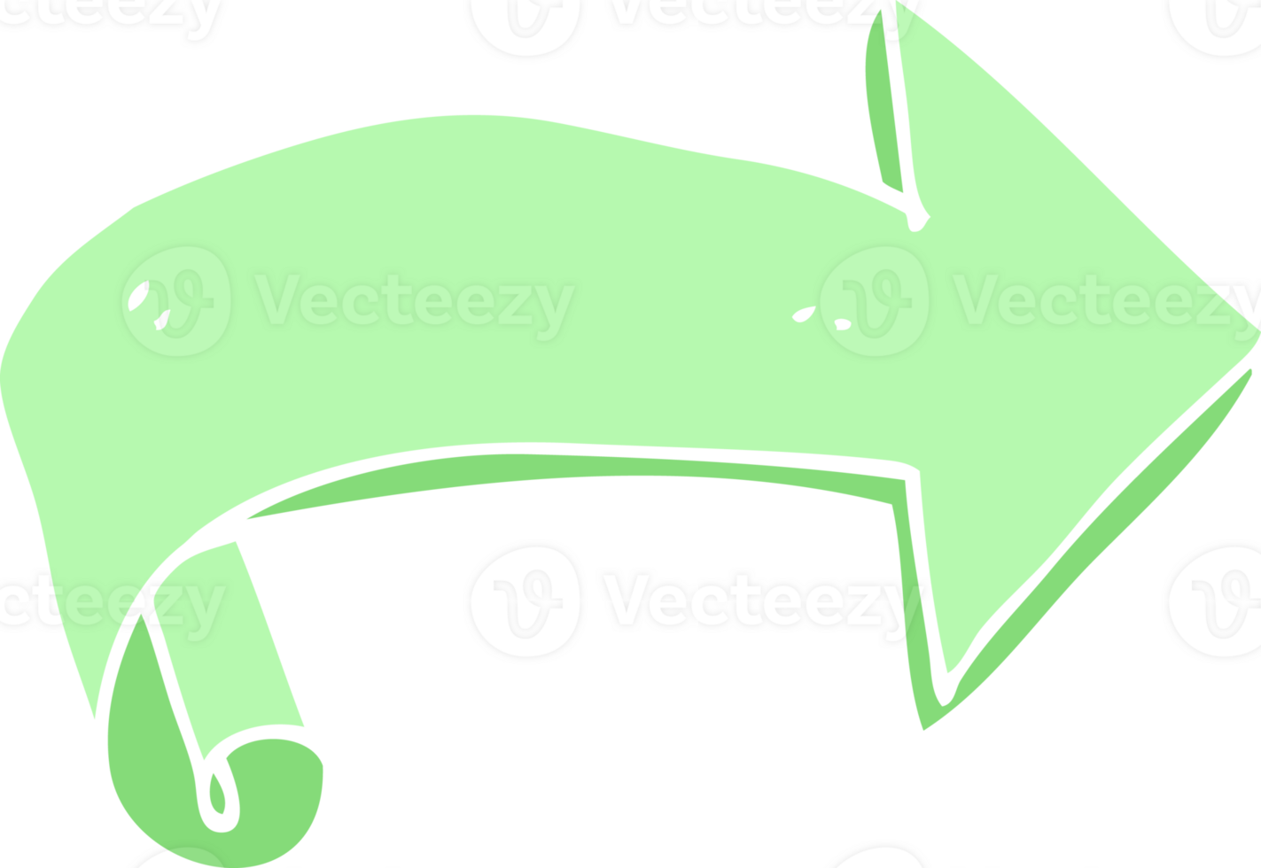 flat color illustration of arrow png