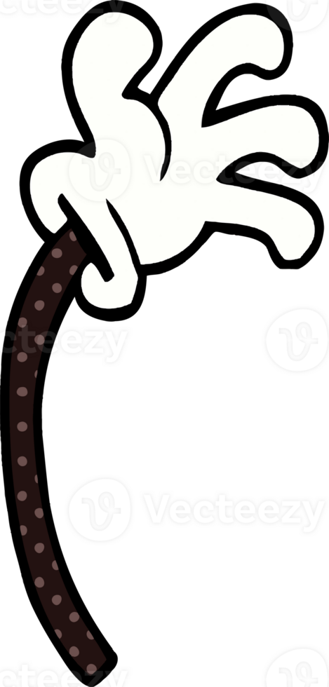 cartoon doodle of a hand gesture png