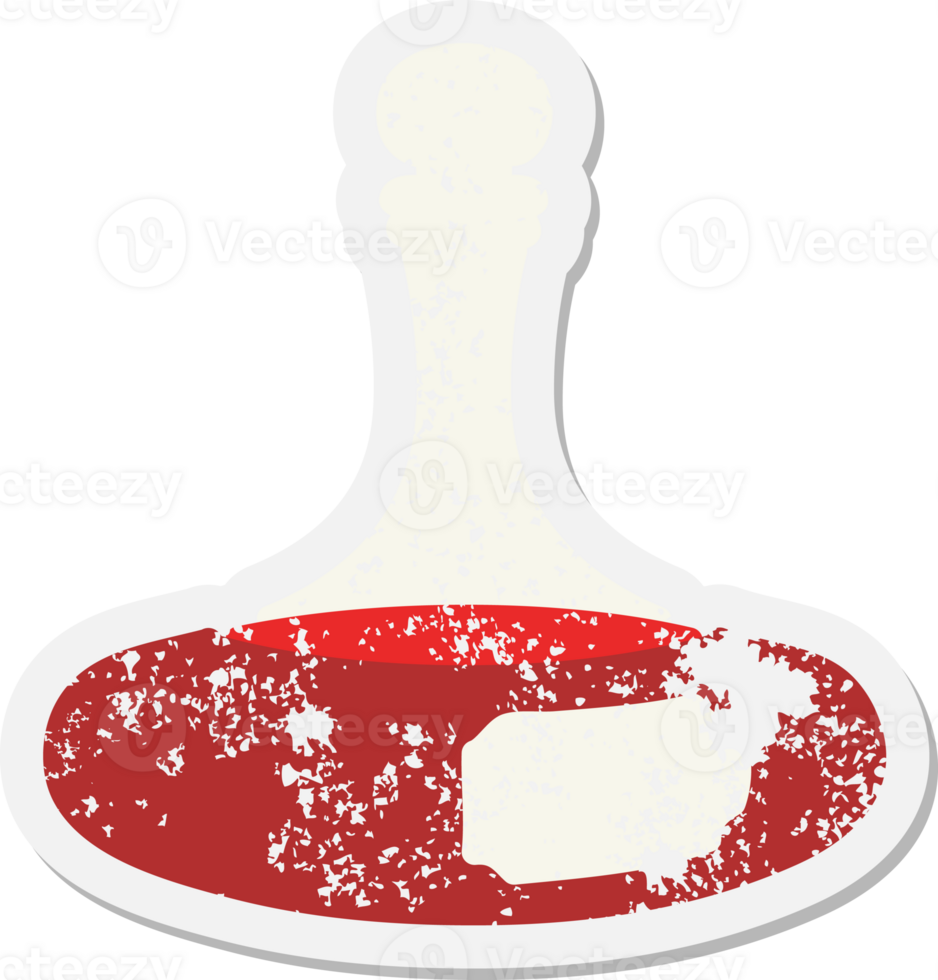 fancy decanter full of wine grunge sticker png