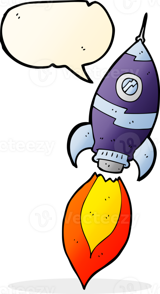 cartoon spaceship with speech bubble png