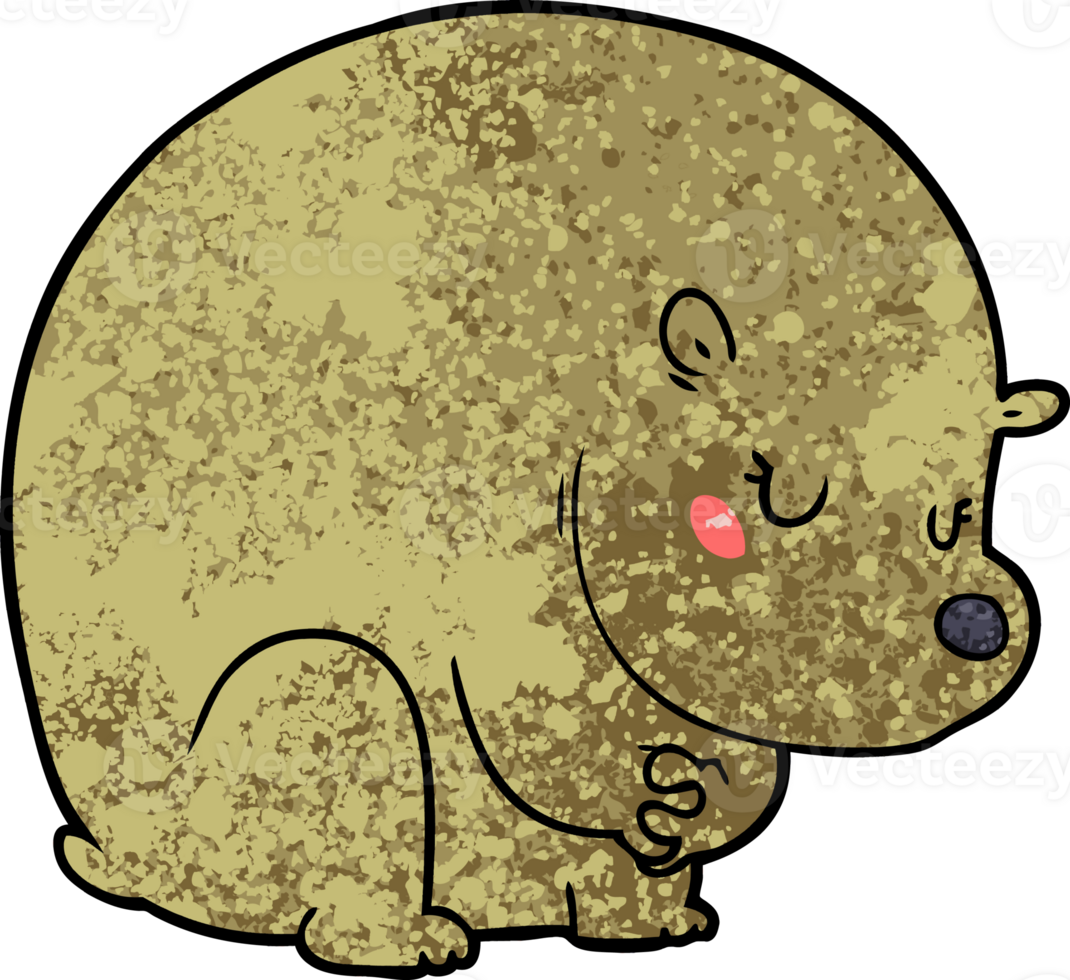 shy bear cartoon chraracter png