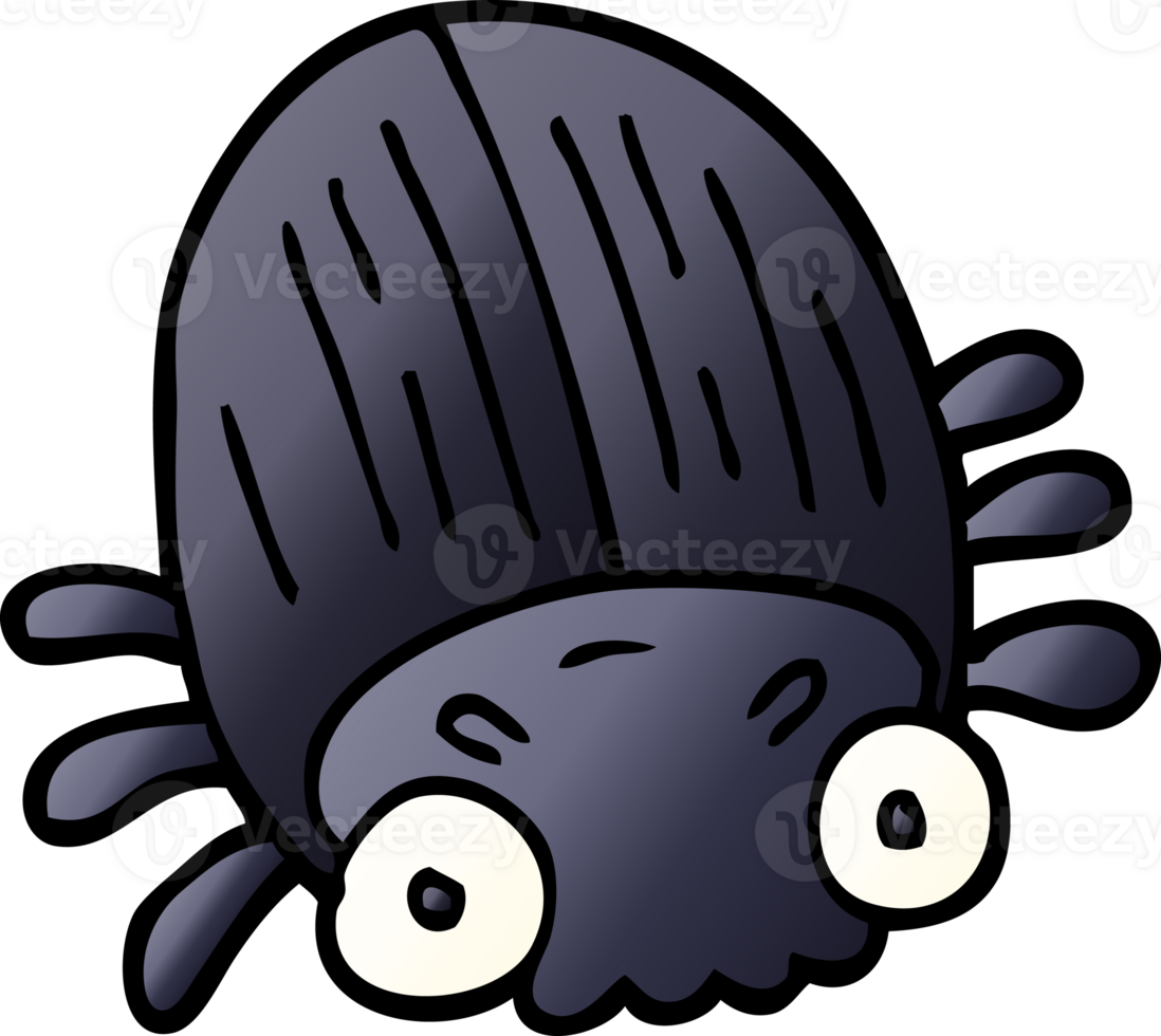 cartoon doodle huge beetle png