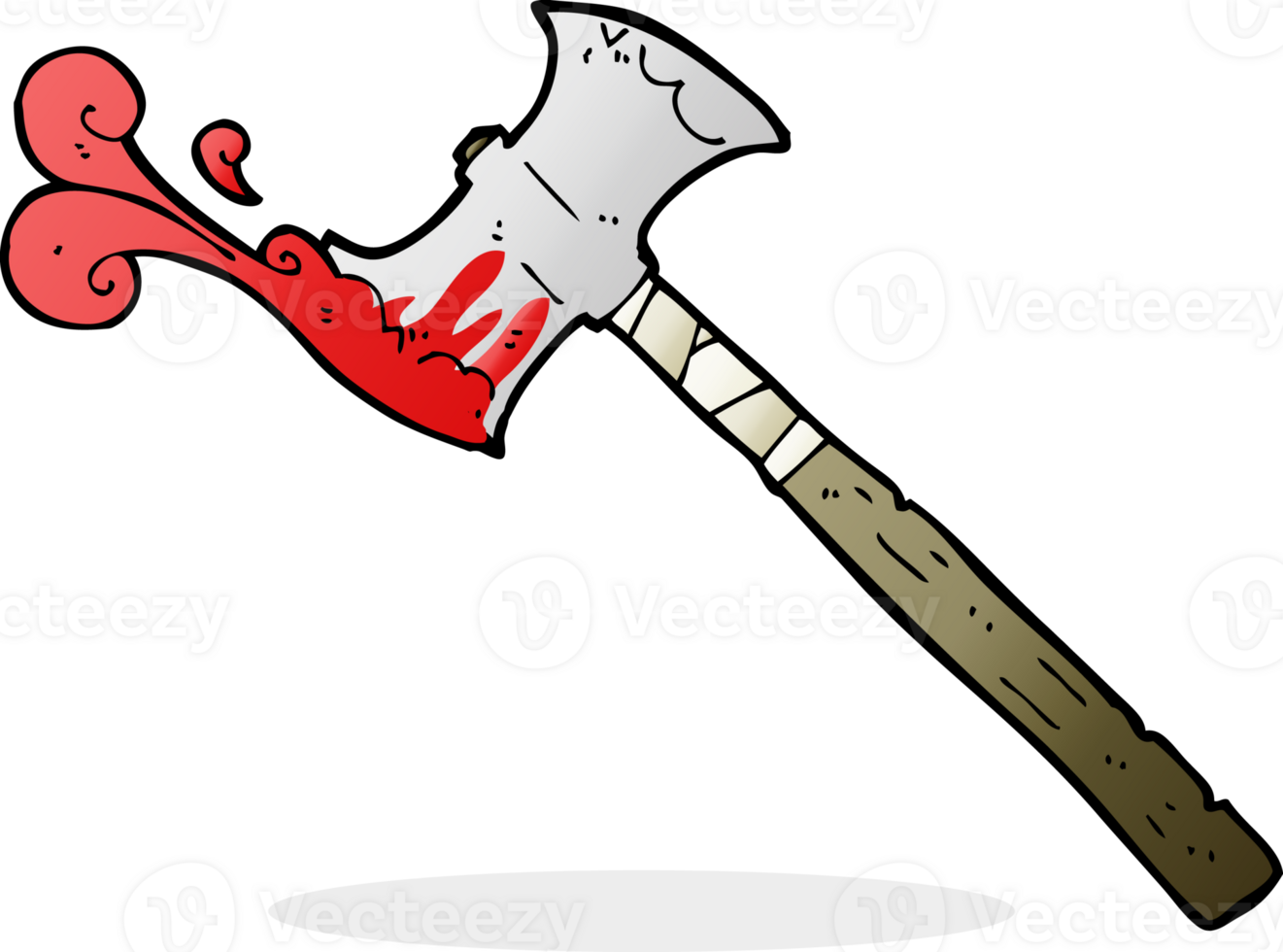 cartoon double sided axe png