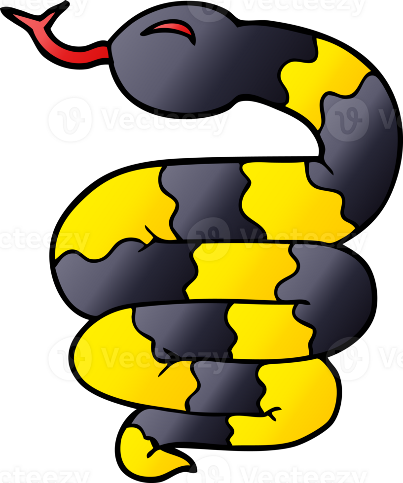 cartoon doodle snake png