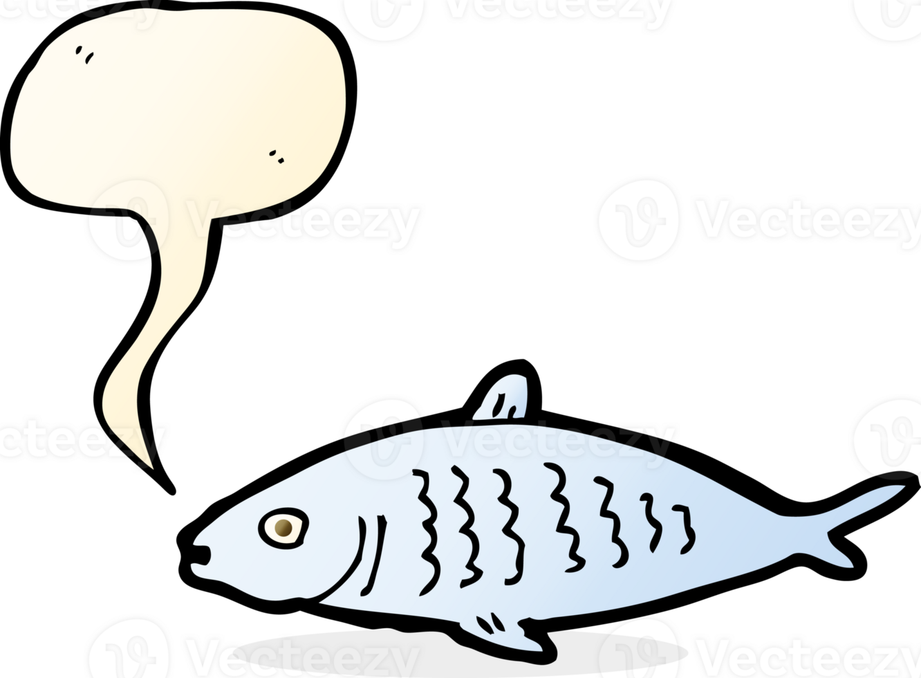 cartoon fish with speech bubble png