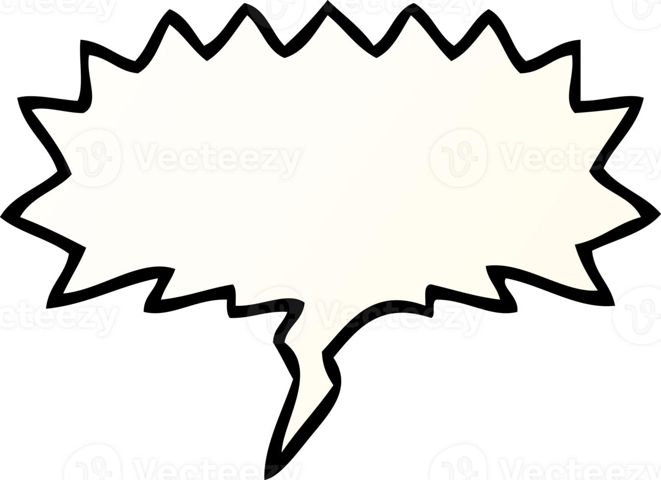 cartoon speech bubble in smooth gradient style with speech bubble in smooth gradient style png