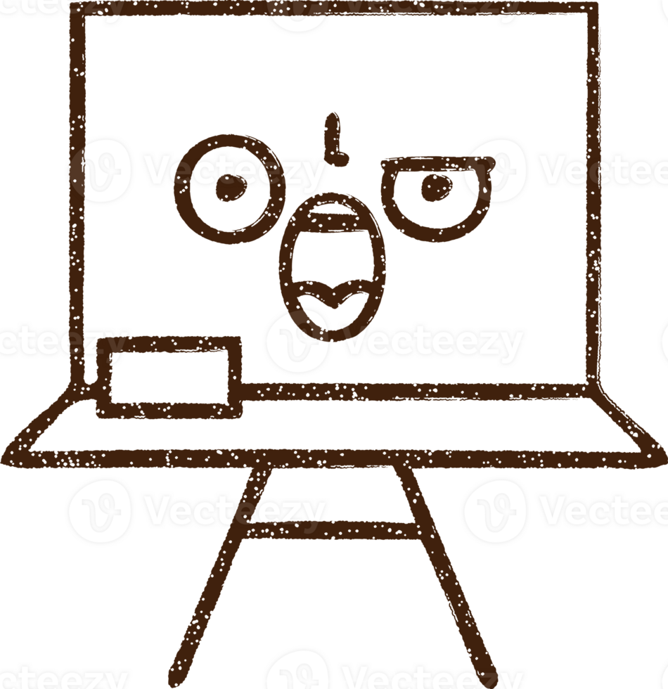 Blackboard Charcoal Drawing png