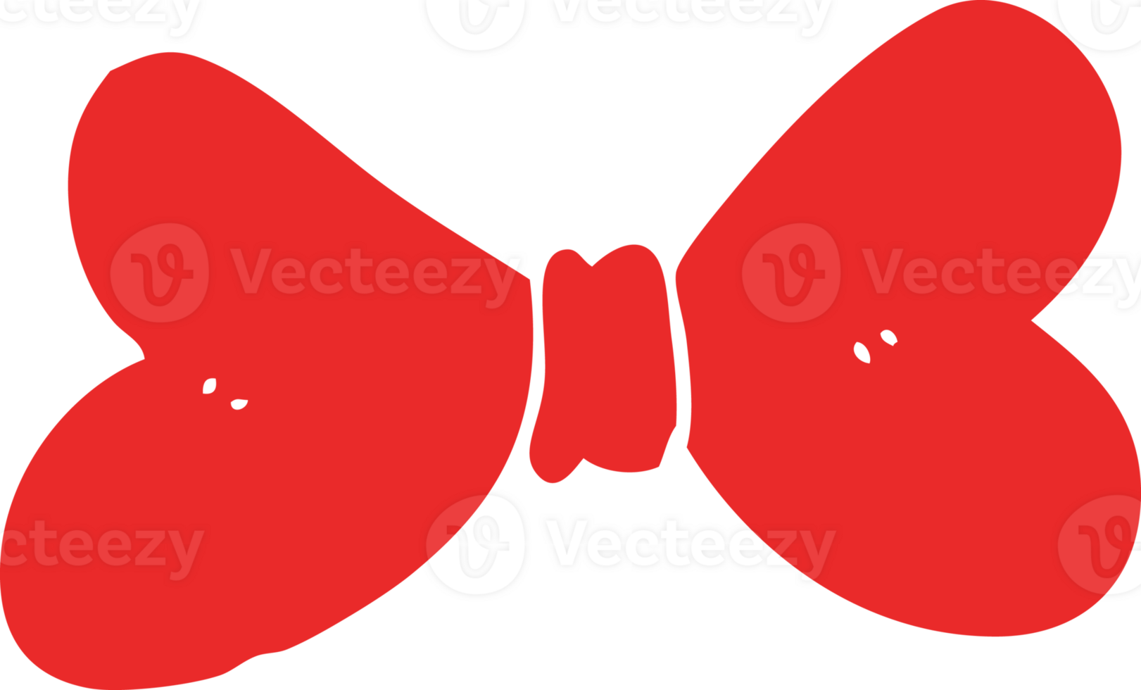 flat color style cartoon bow tie png