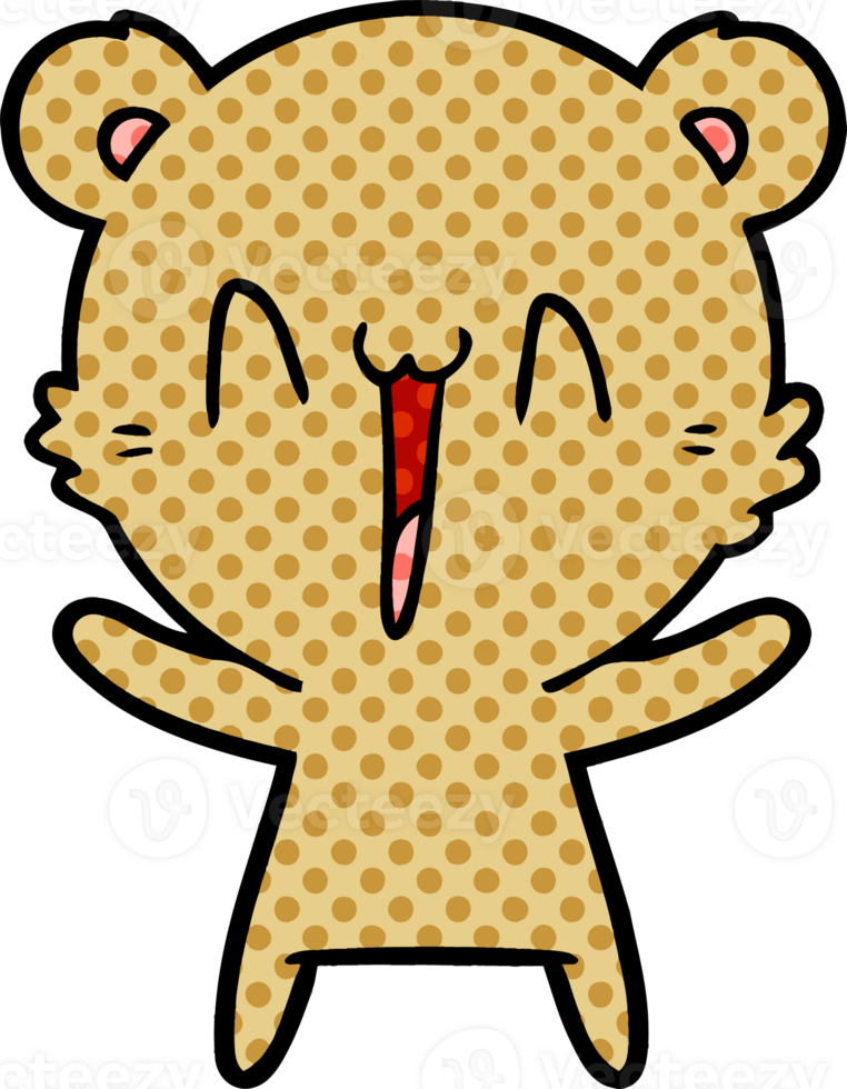 happy bear cartoon png