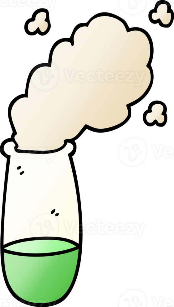 gradient illustration cartoon test tube png